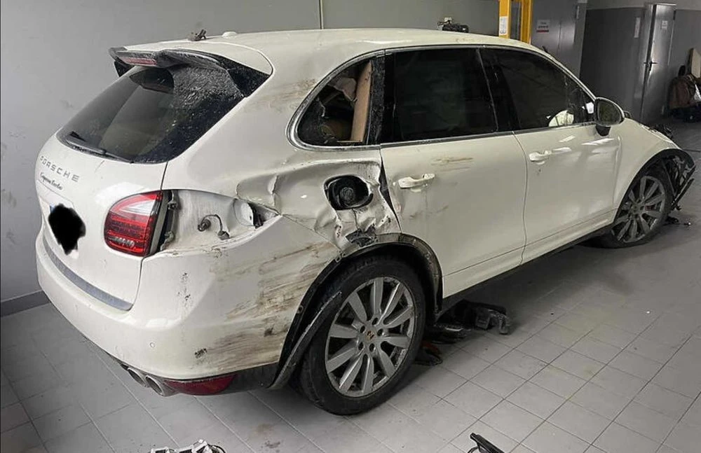 Впускной коллектор Кайен Турбо Porsche Cayenne Turbo 92A 958 Разборка