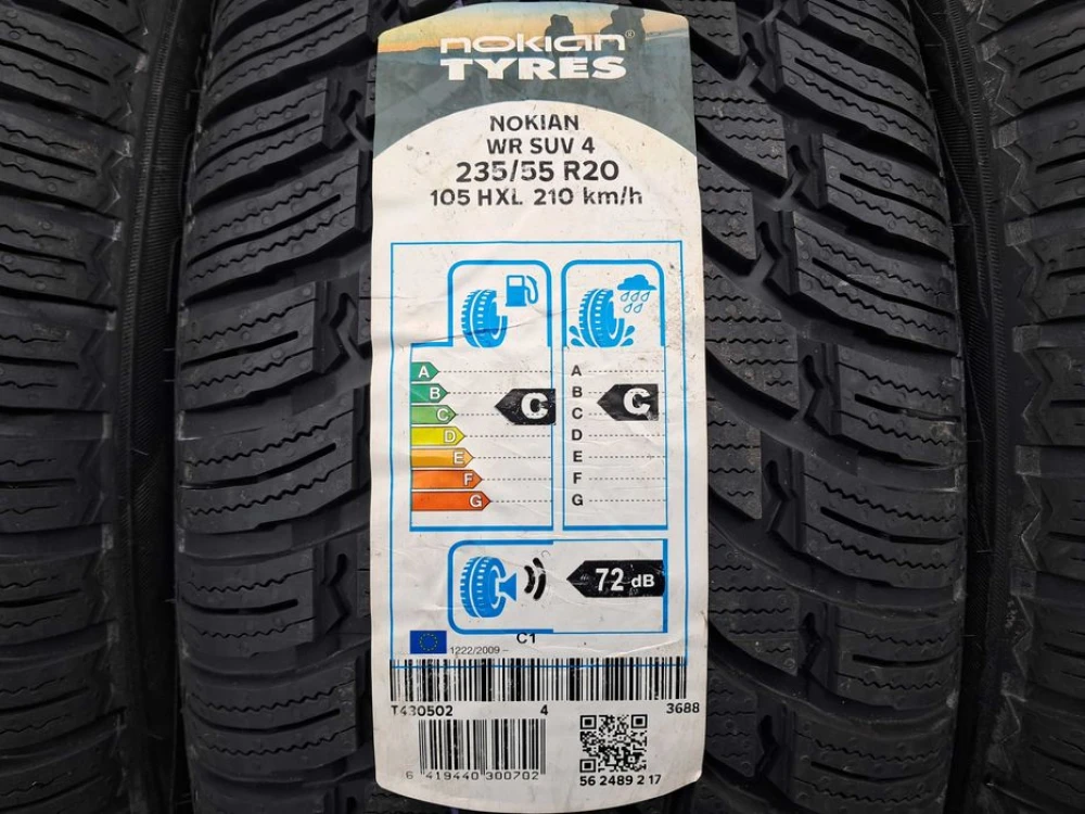 Резина зима НОВА Nokian 235/55 R20 WR SUV 4 Lexus RX QX60 XT5 XT6