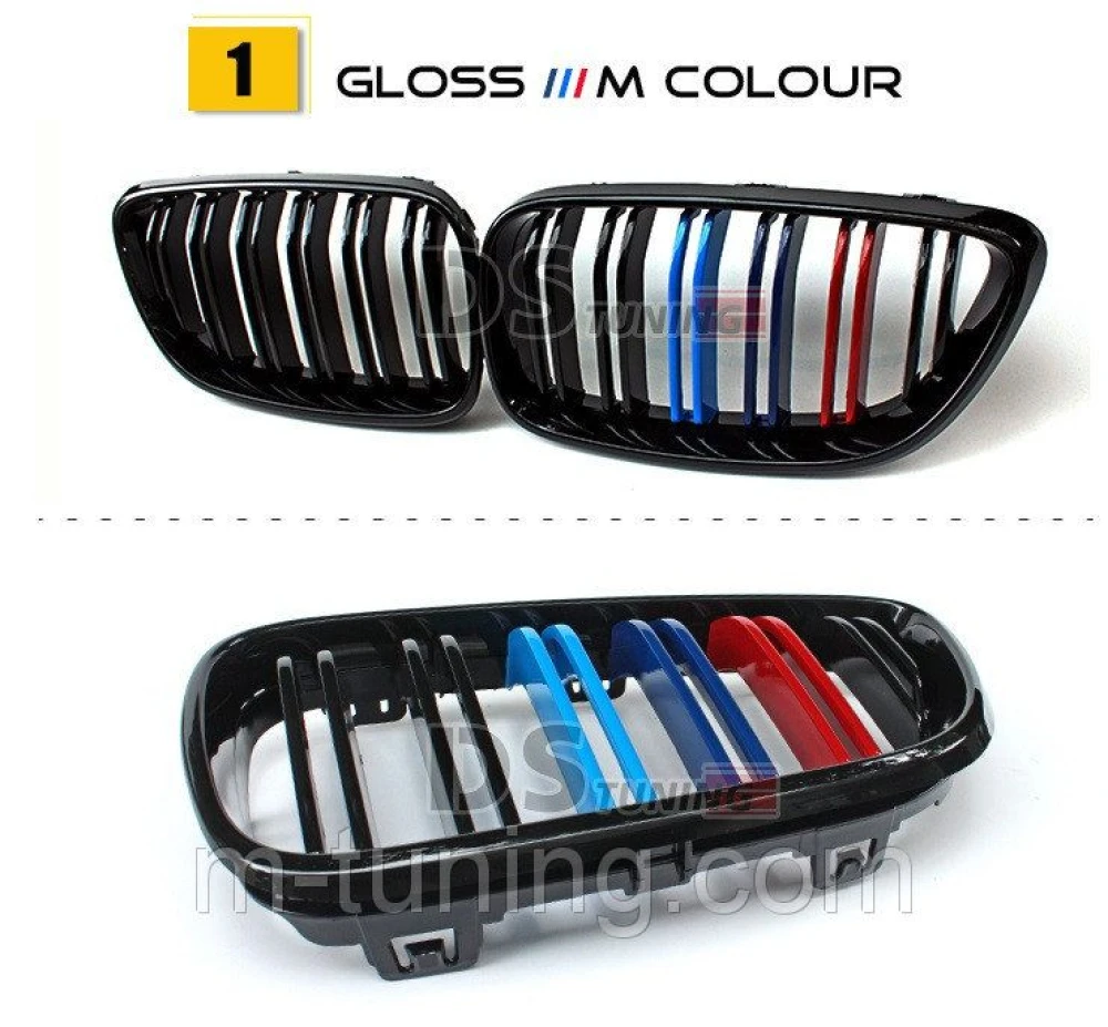 Решетки ноздри BMW f10 f20 f22 f25 f30 f34 f15 g20 g30 e60 e65 e70 e90