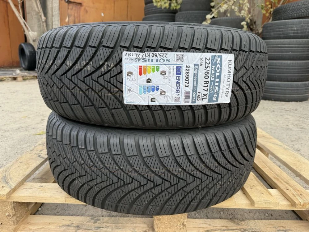 225/60 r17 Kumho Solus 4S НОВАЯ Резина всесезонная 23 год