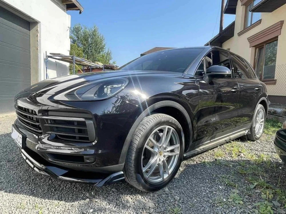 Обвес Porsche Cayenne 3 (18-23) тюнинг губа пороги дифузор