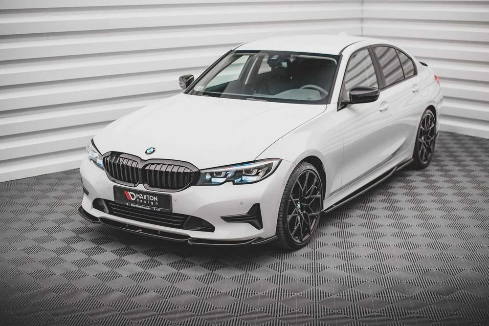 Сплиттер BMW G20 M-sport (18-22) тюнинг обвес губа юбка елерон