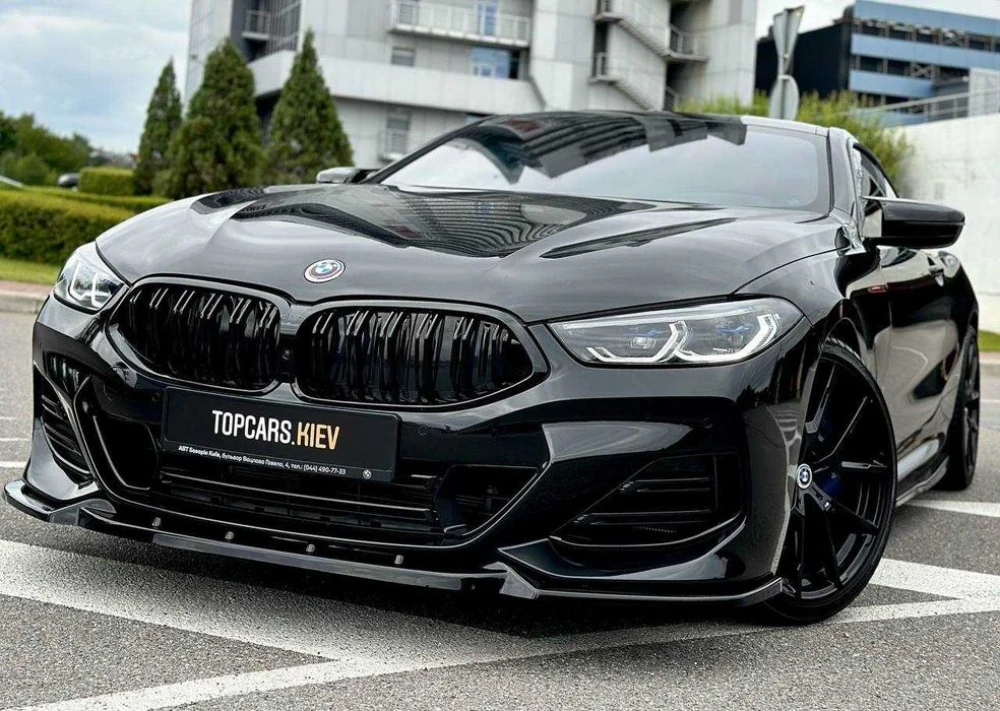 Губа BMW 8 G14 G15 G16 M-Sport тюнинг обвес сплиттер юбка диффузор