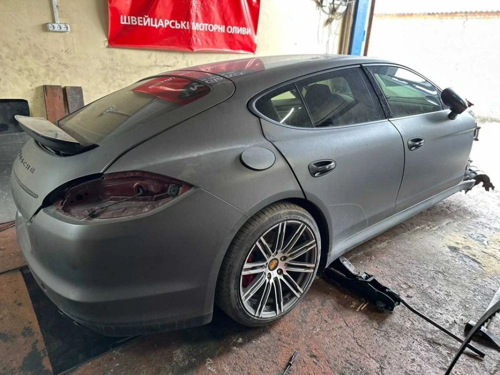 Подрамник передний траверса Porsche Panamera 4,8 Панамера 970 Разборка