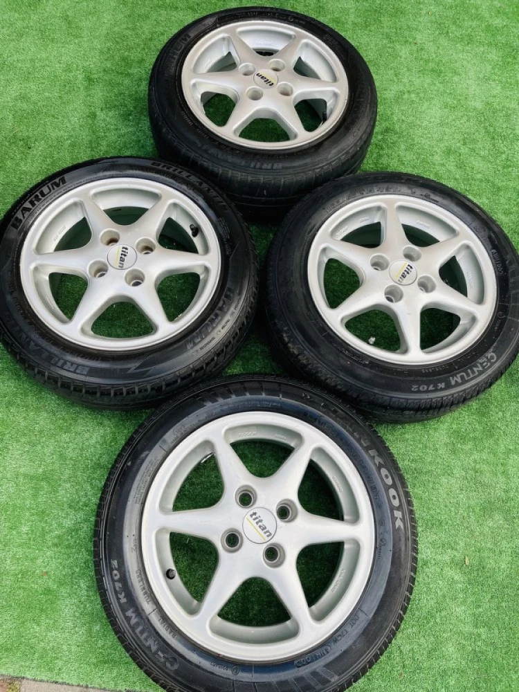 Диски 4/100 R14 з резиною 165/65