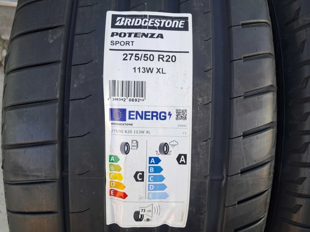 Резина літо НОВА Bridgestone 275/50 R20 Potenza Sport DOT23