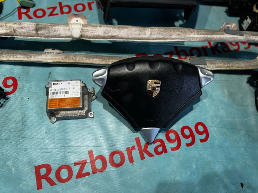 Безпека Porshe Cayenne 955/957 торпеда airbag штора ремень Порш Каен