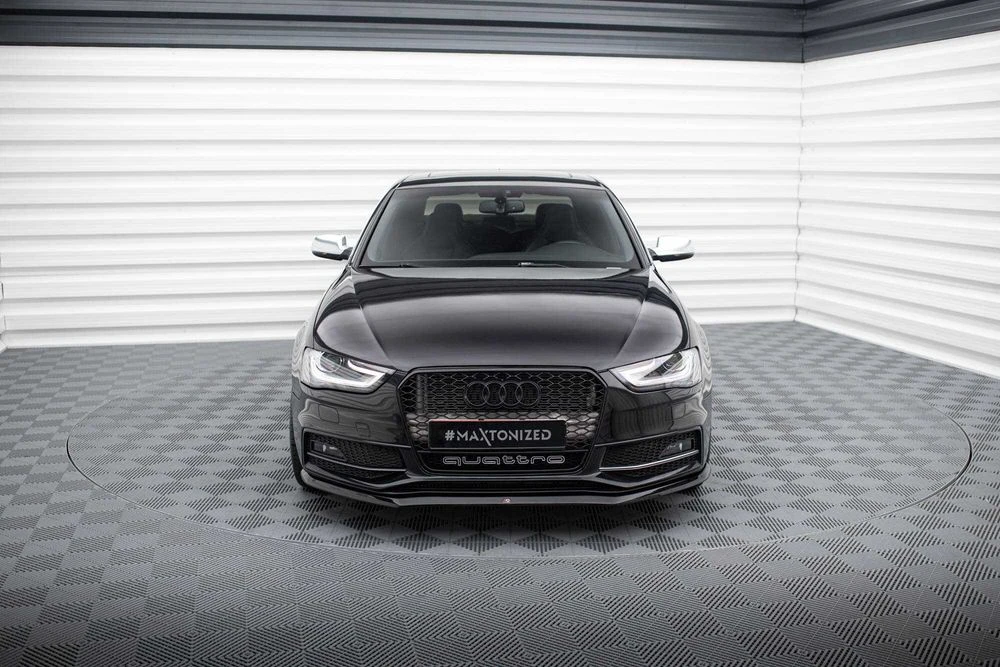 Сплиттер Audi A4 B8 S-line / S4 B8.5 тюнинг обвес губа юбка елерон