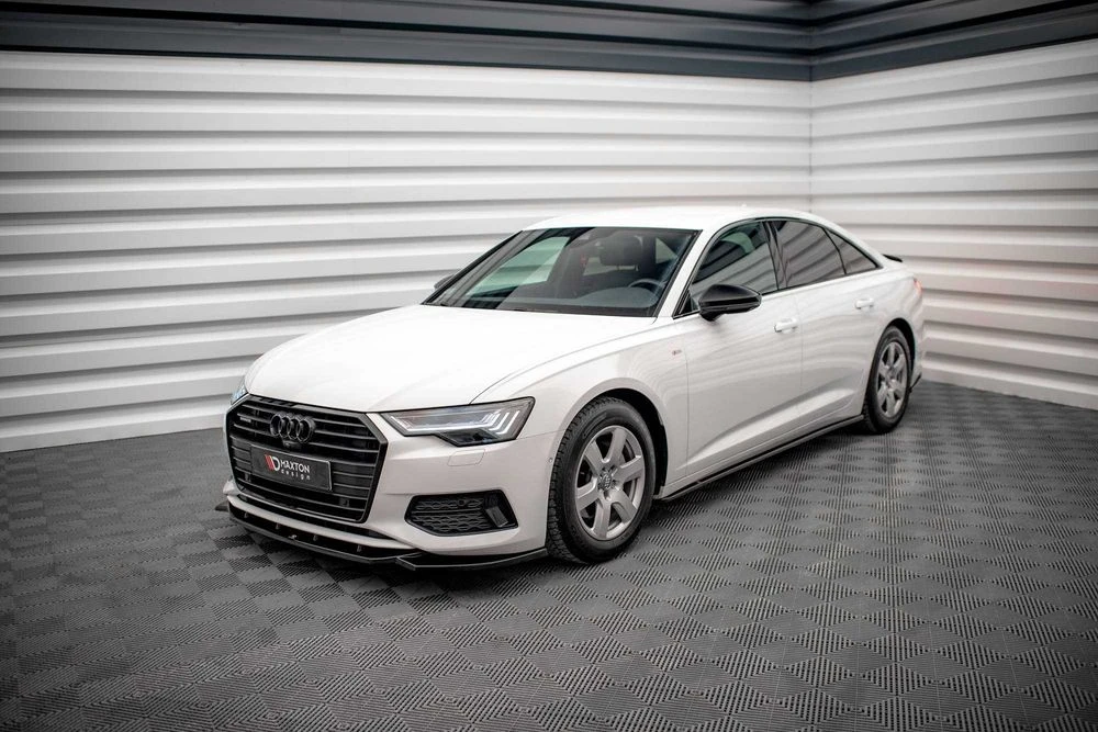 Тюнинг Audi A6 C8 обвес губа сплиттер пороги диффузор спойлер