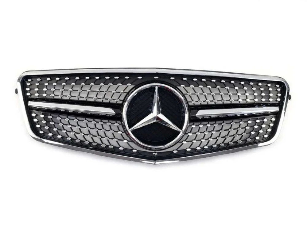 Решетка радиатора mercedes  E W212 2009-2013год Diamond Black