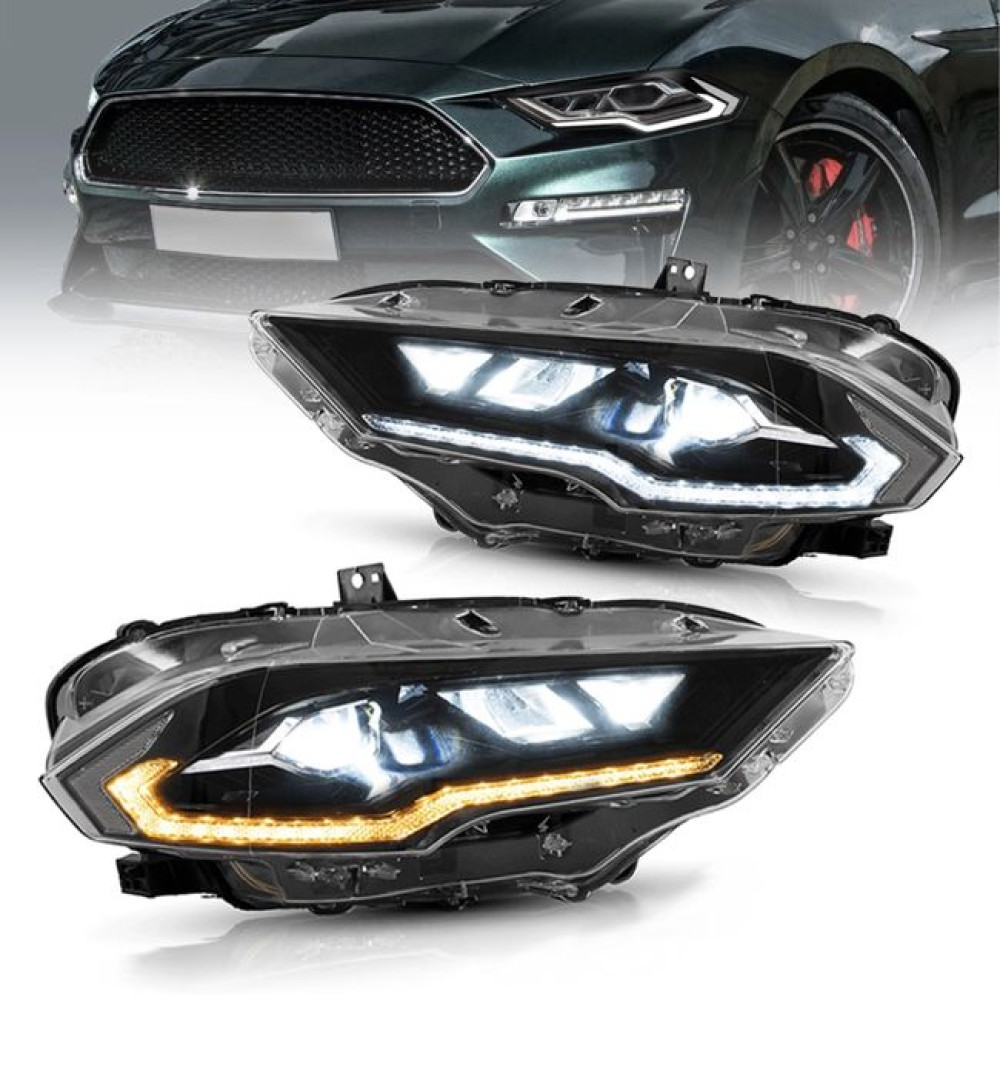 Фары Ford Mustang 2018+ FULL LED