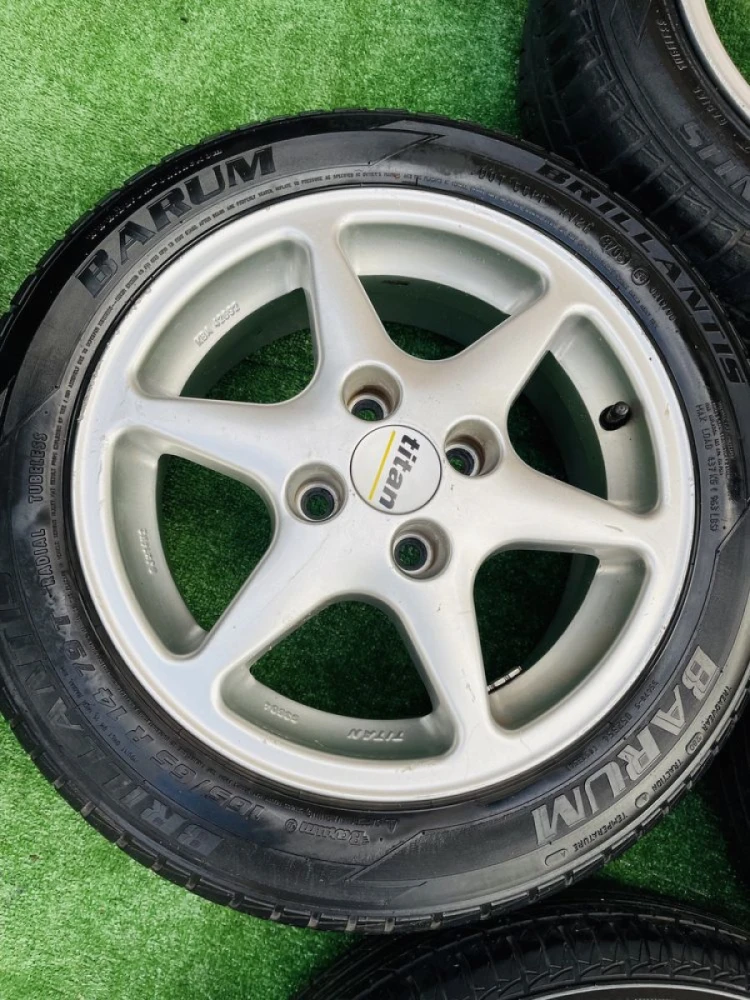 Диски 4/100 R14 з резиною 165/65