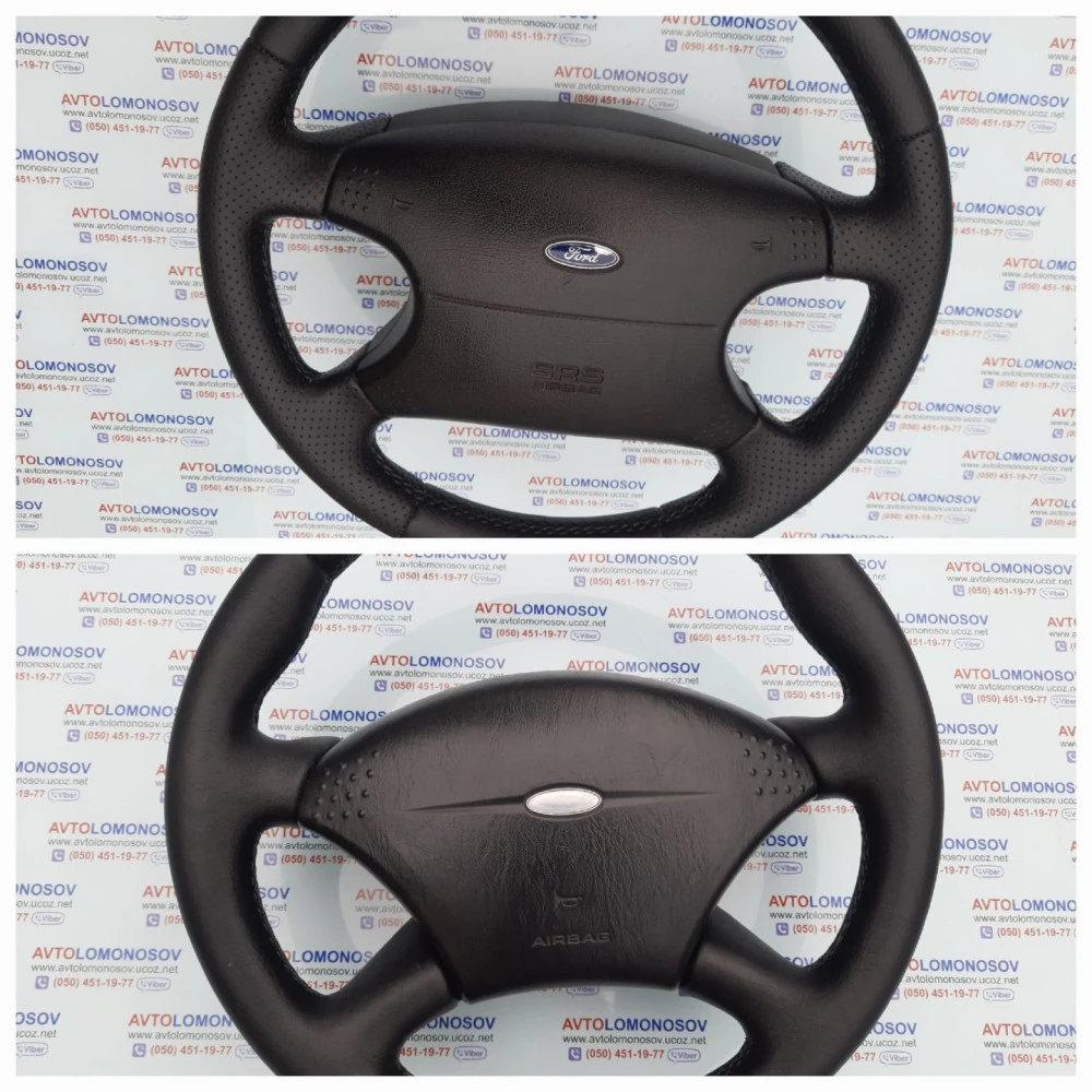 Шикарный руль Ford Focus Mondeo после перетяжк