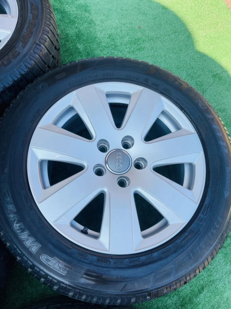 Диски 5/112 R16 Audi Skoda VW з резиною 225/55/16