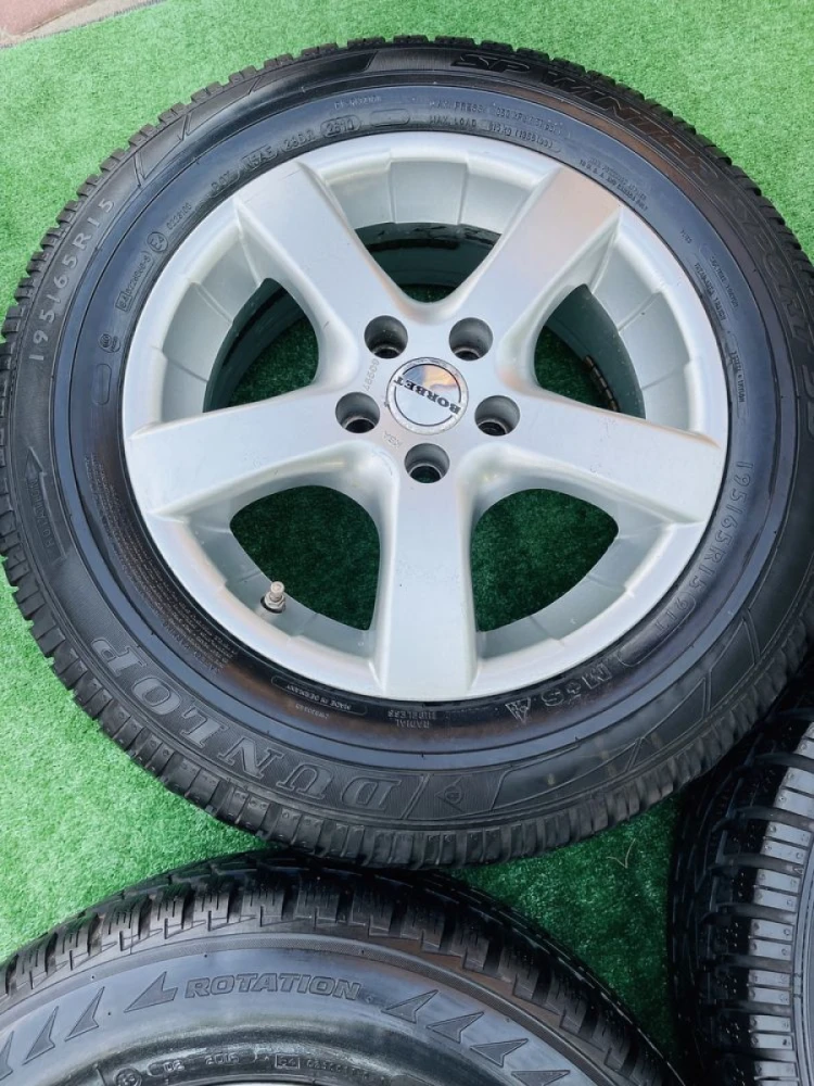 Диски 5/100 R15 з резиною 195/65