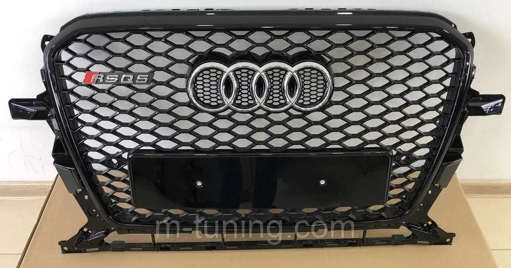 Решетка радиатора Audi Q5 8R (12-16) стиль RS Sq5 решітка Ауди