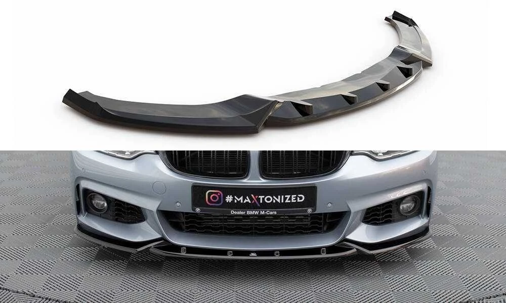 Губа BMW F32 F33 F36 M-Sport тюнинг обвес сплиттер пороги диффузор