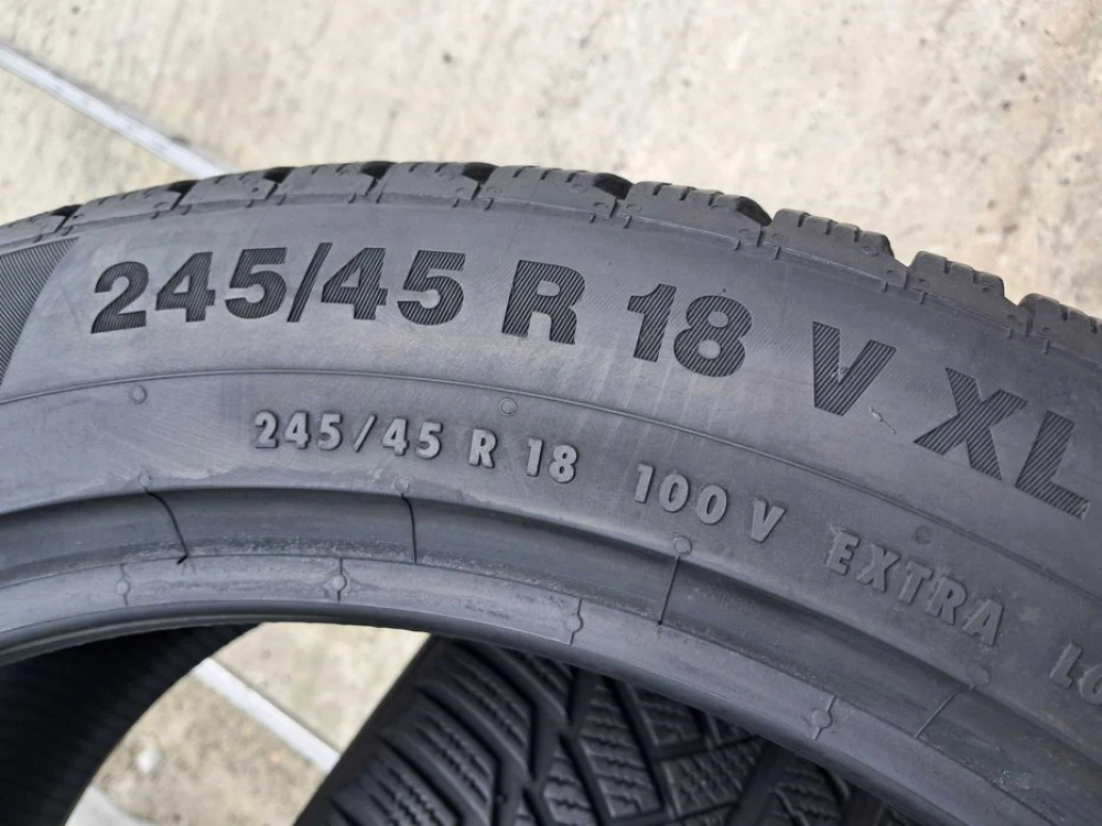 Резина зима 90% протектор Continental 245/45 R18 TS850P