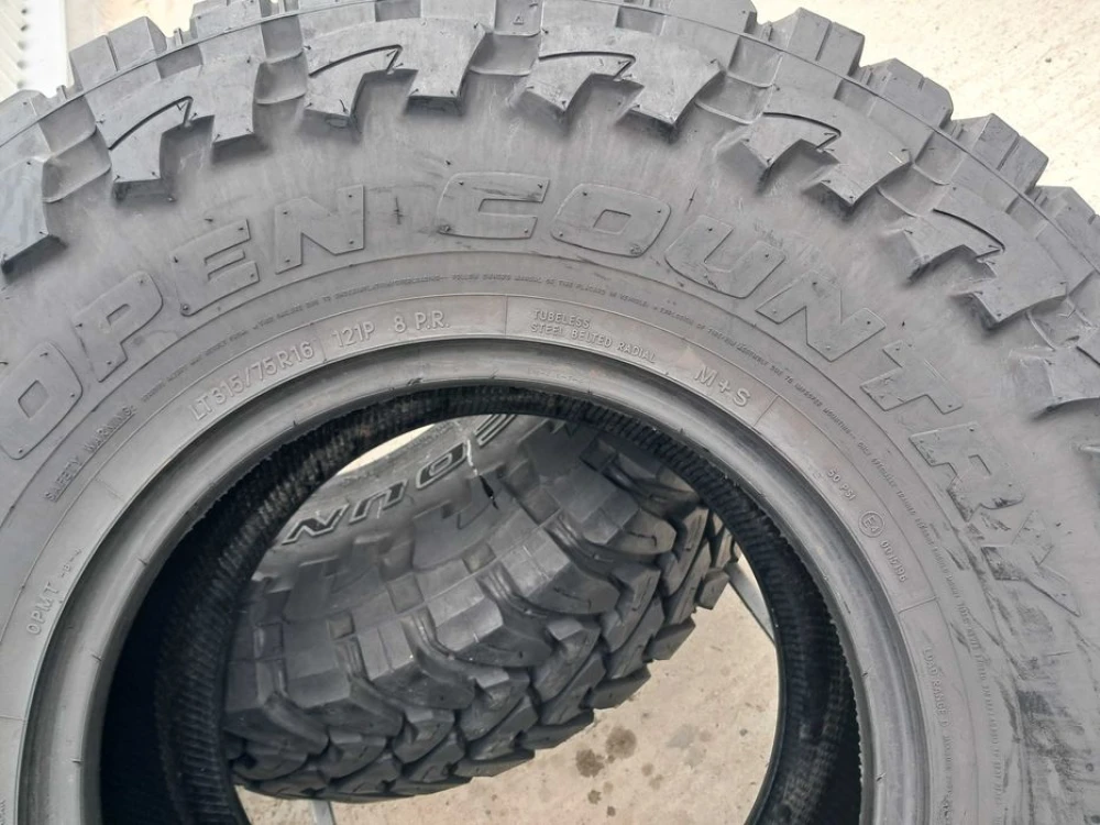 Резина 95% (13мм) протектор Toyo 315/75 R16 Open Country MT