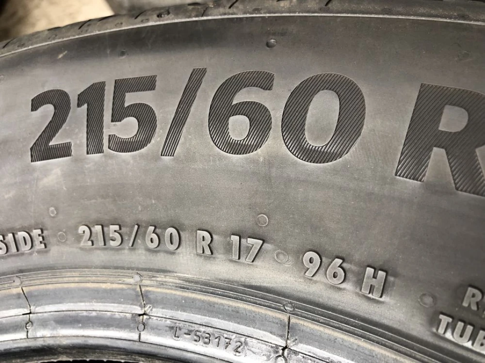 215/60 r17 Резина летняя Continental EcoContact 6 НОВАЯ 24 год