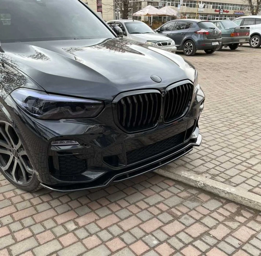 Сплиттер BMW X5 G05 M Sport тюнинг губа юбка обвес диффузор