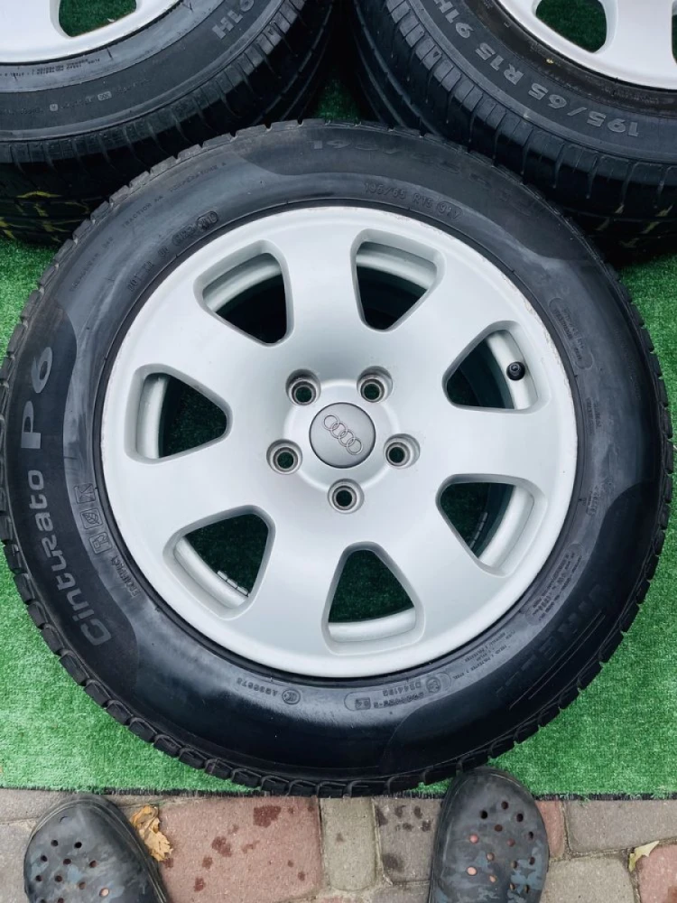 Диски 5/112 R15 Audi Vw з резиною 195/65
