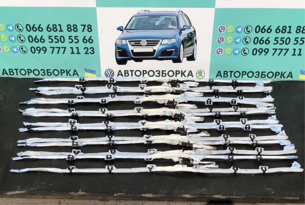 airbag passat b6 шторка крыши боковые подушки гольф 5 шкода а5
