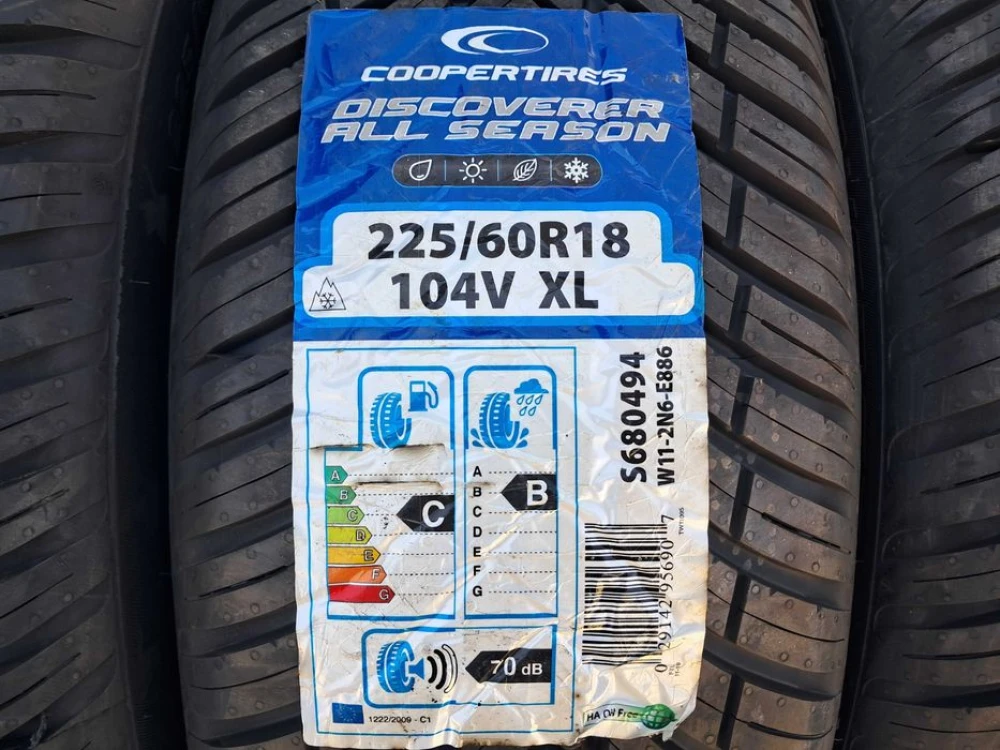 Резина НОВА Cooper 225/60 R18 Discoverer All season 104V XL