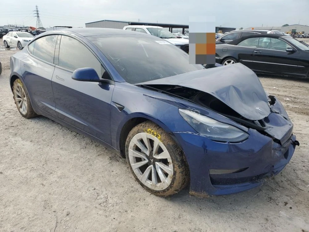 Ляда PPSB 2022 Tesla Model 3 Кришка Багажника Бампер Четверть Разборка