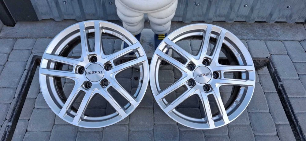 Диски Dezent R16 5x112 6,5J ET38 Mercedes E C A Audi VW Skoda Seat