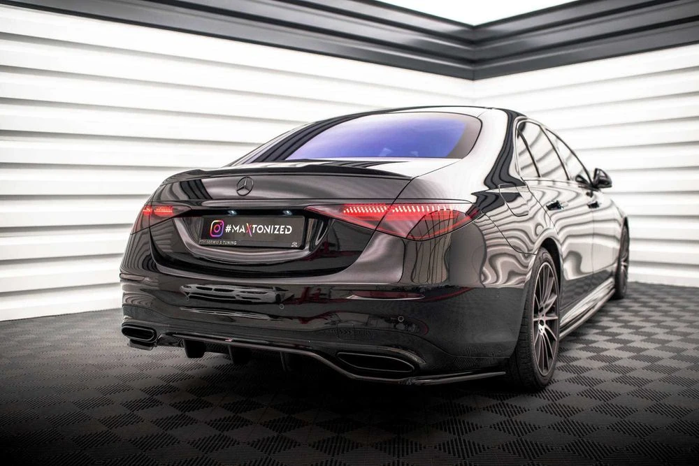 Спойлер Mercedes W223 сабля тюнинг элерон