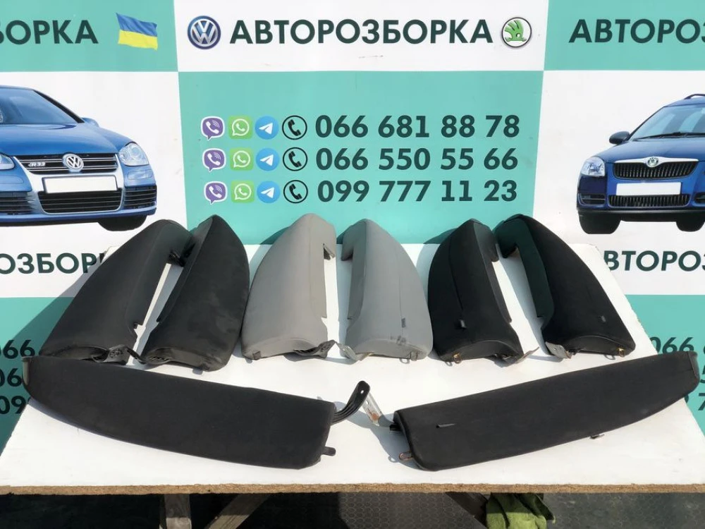 Боковая часть задних сидушок passat b6 golf 5 skoda a5 батон сиденья