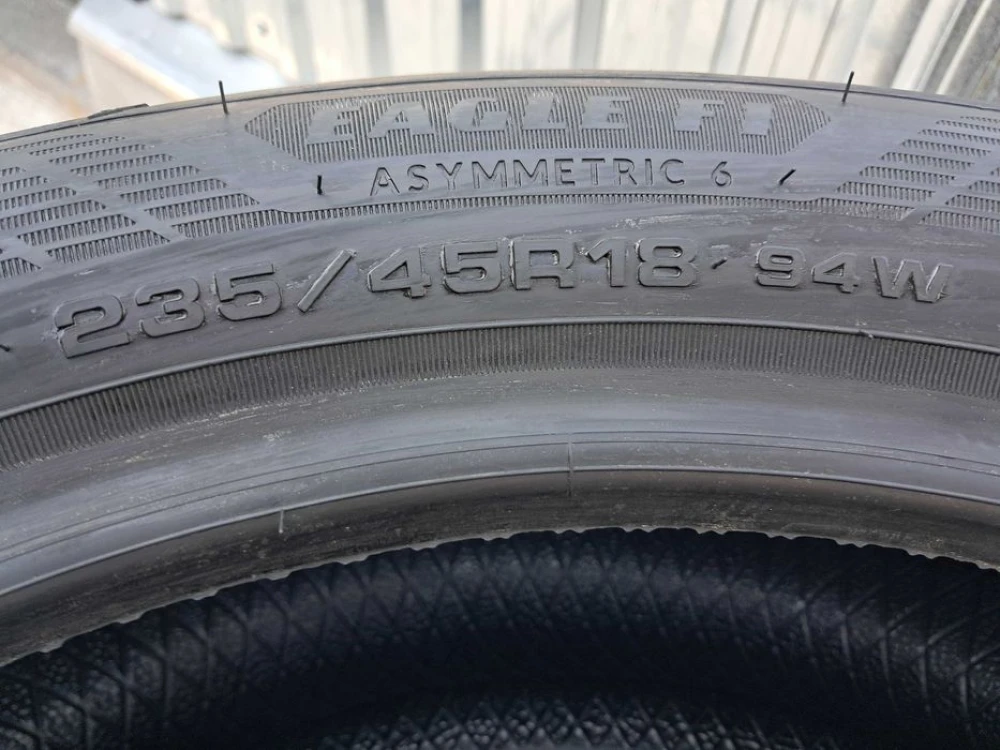 Резина літо НОВА Good Year 235/45 R18 Asymetric 6 DO24 made in Germany