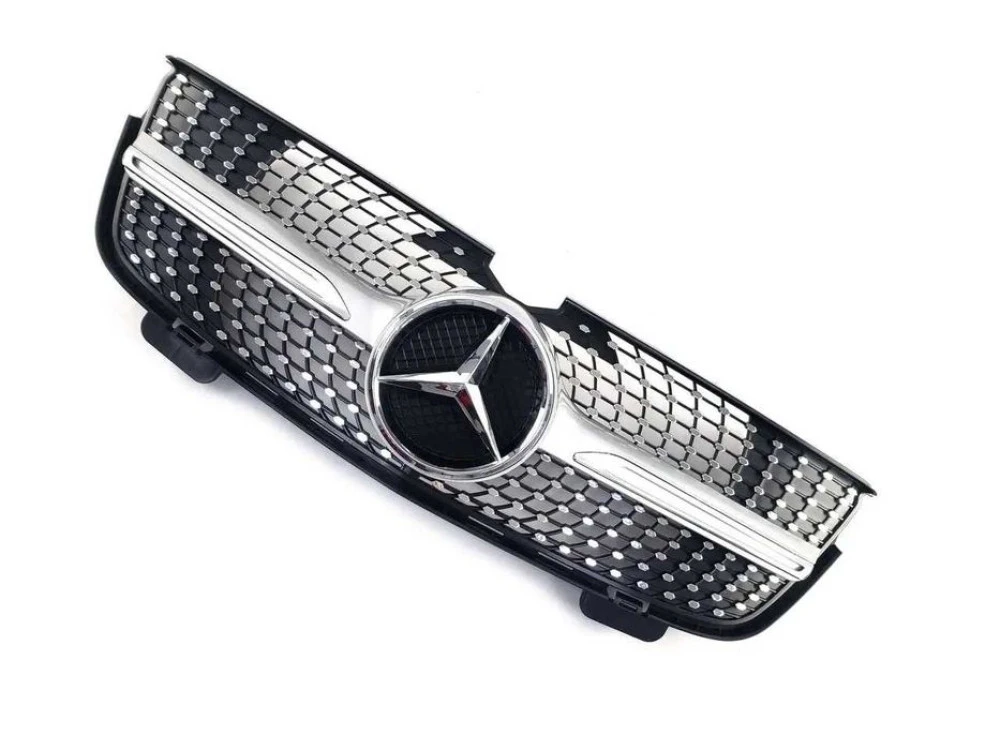 Решетка радиатора mercedes GL/Х164 2007-2009год.Diamond silver