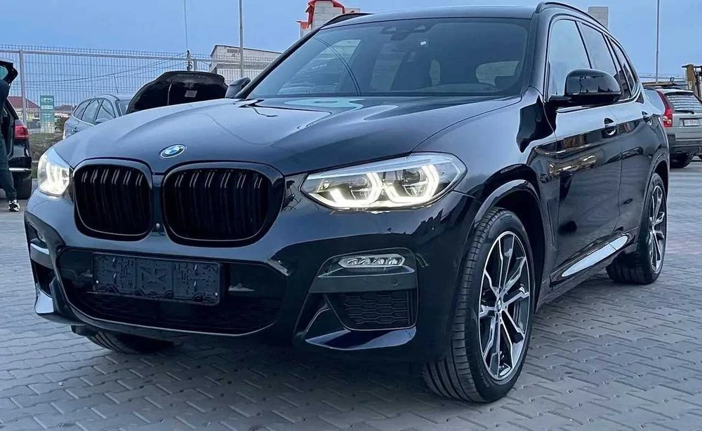 Решітки радіатора bmw x1 g01 \ x4 g02 (17-20) дорест тюнинг ноздрі