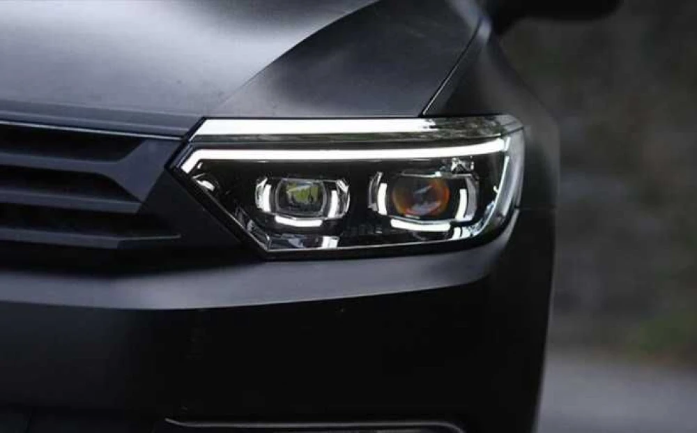 Передние фары VW Passat B8 тюнинг Full Led оптика (заміна галогену)