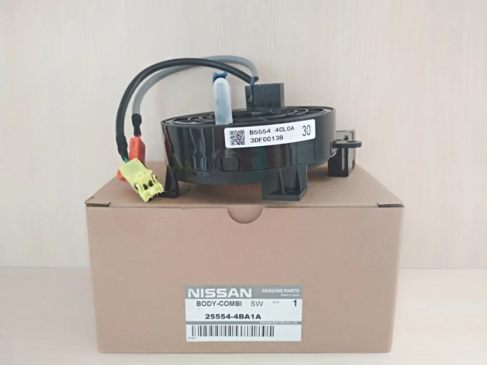 Шлейф руля, модуль подушки SRS Nissan ROGUE 14- 25554-4BA1A Ниссан.