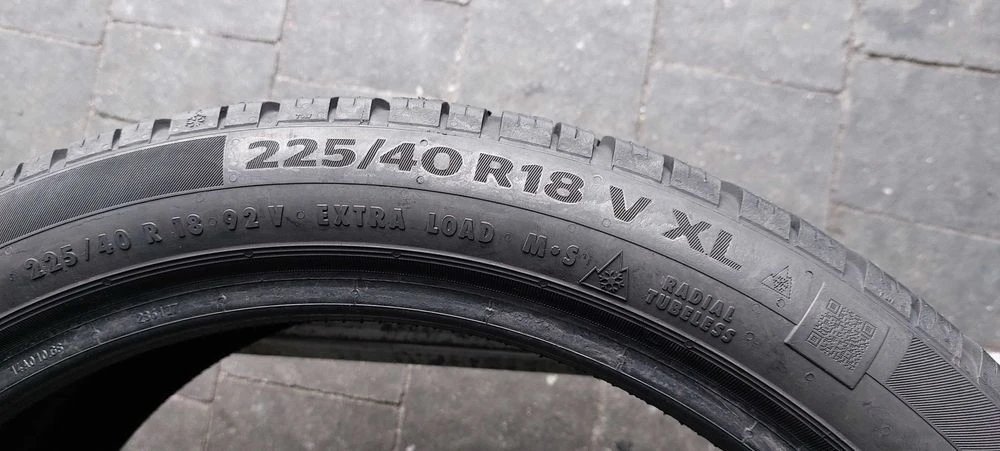 Резина зима 90% протектор Continental 225/40 R18 TS860S * SSR Runflat