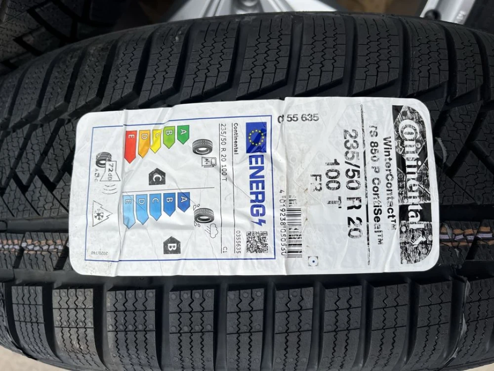5х112 r20 VW ID4 ID6 Диски + Шины Continental WinterContact НОВЫЕ