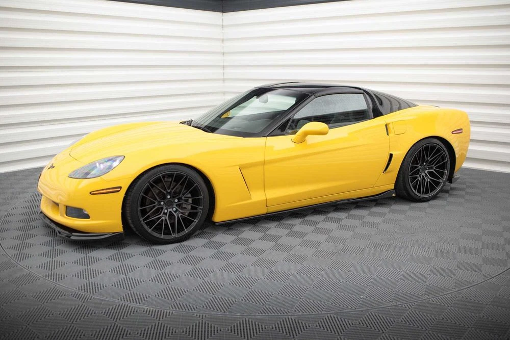 Тюнинг Chevrolet Corvette C6 обвес сплиттер губа пороги диффузор