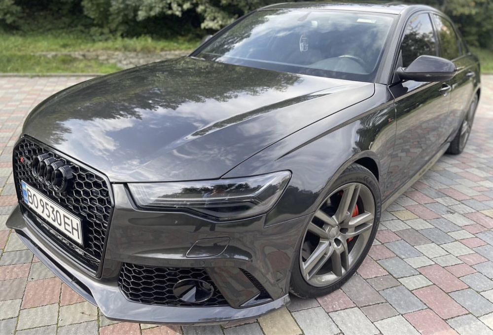 Бампер передний стиль RS6 для Audi A6 2016-2018