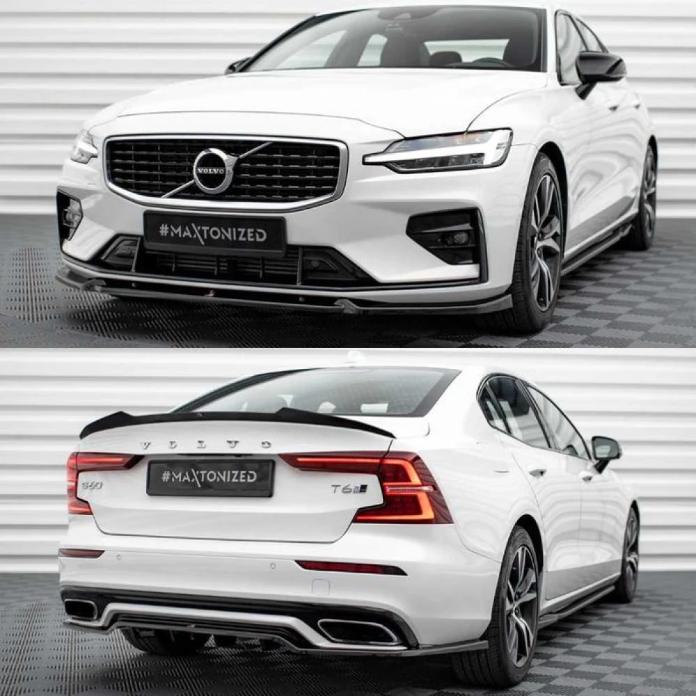 Обвес Volvo S60 V60 R-Design тюнинг сплиттер пороги диффузор спойлер