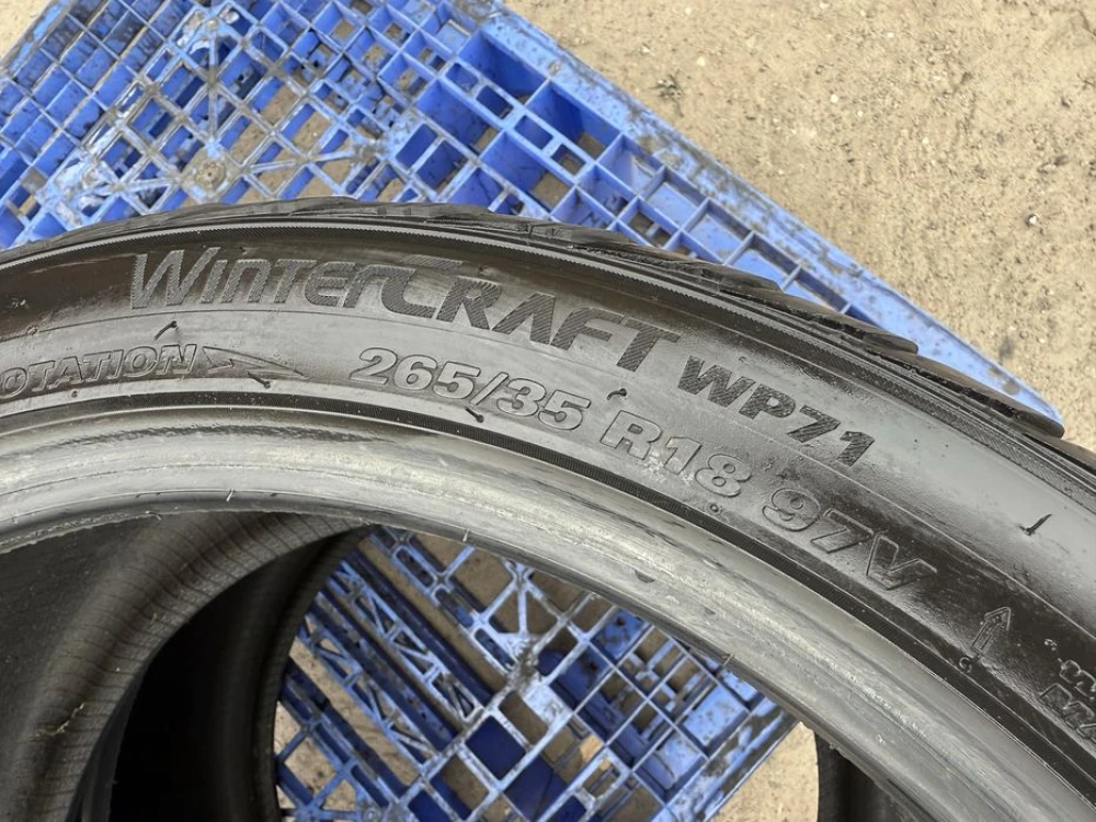 265/35 r18 Kumho WinterCraft WP71 Резина зимняя 95%