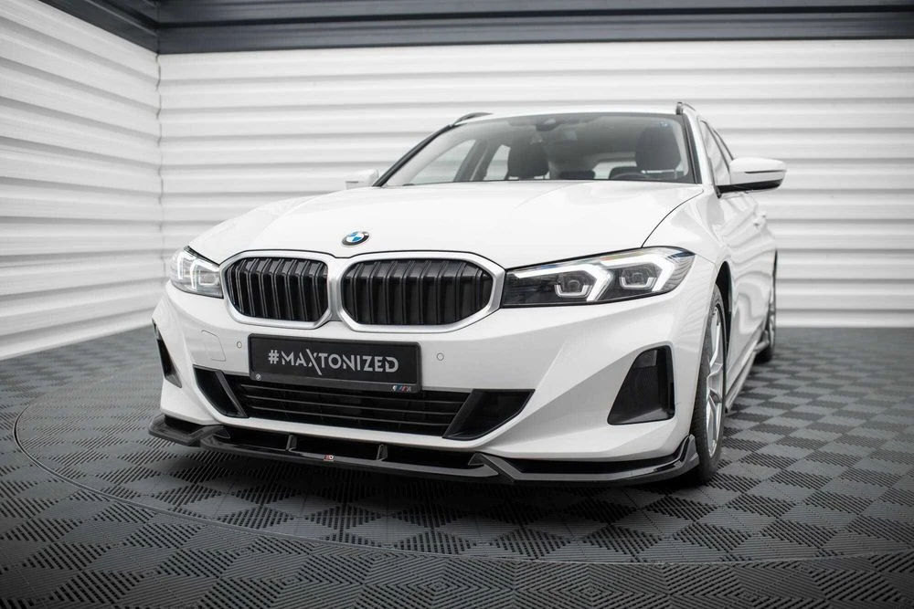 Сплиттер BMW G20 lci (2022+) тюнинг обвес губа юбка