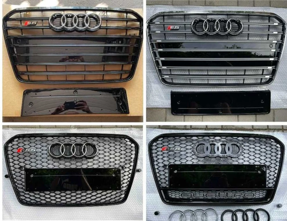 Решетка радиатора Audi A5 8T (12-16) тюнинг S5 RS5 решітка радітора