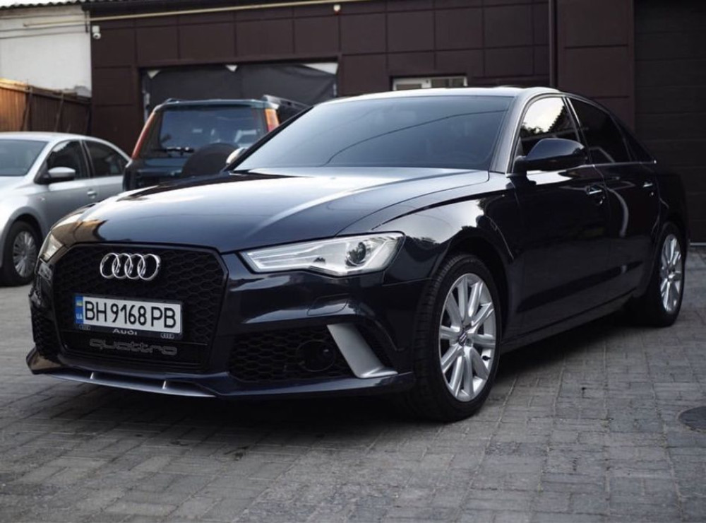 Бампер передний стиль RS6 для Audi A6 C7 2011-2015