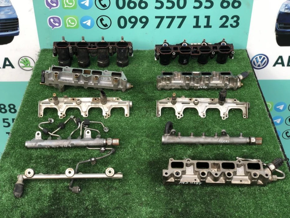 рампа топливная passat b6 golf 5 skoda a5 вихревые заслонки рейка
