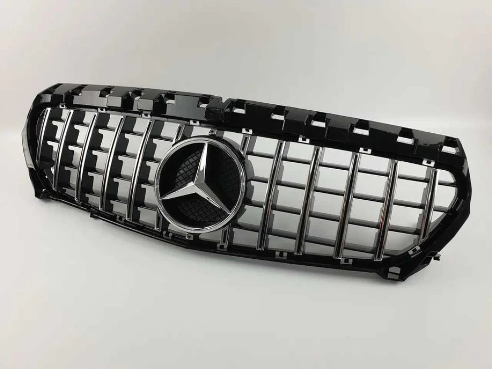 Решетка радиатора mercedes CLA W117 2013-2016г.GT Chrome/Black Grille