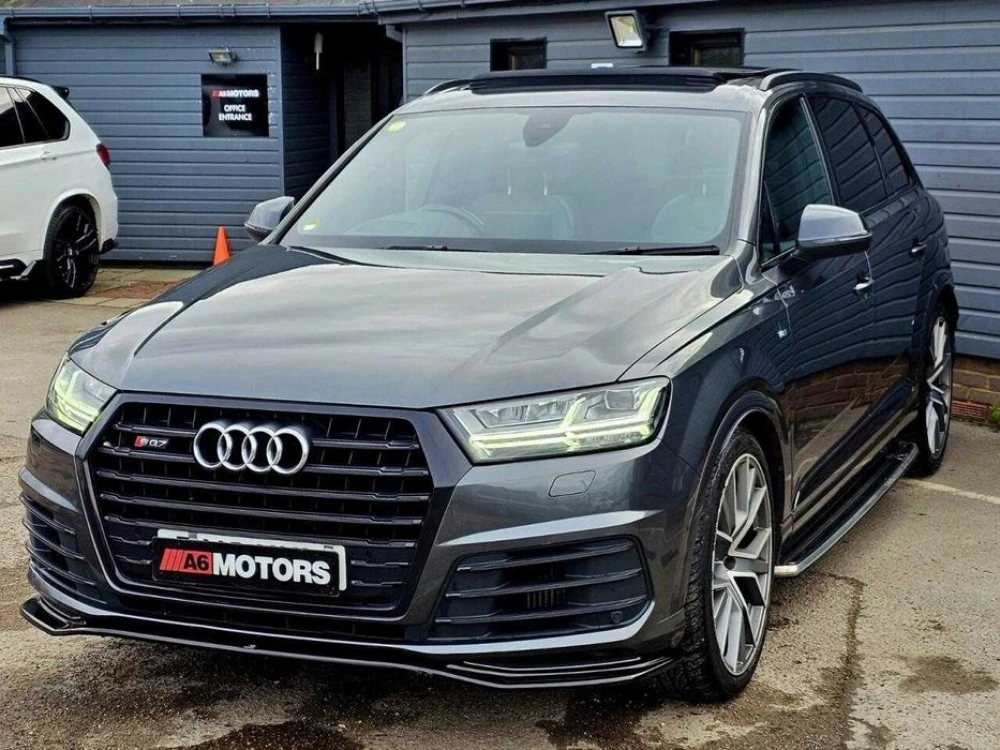 Губа Audi Q7 S-Line / SQ7 4m тюнинг обвес сплиттер пороги спойлер