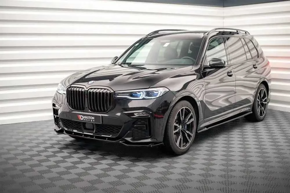 Губа BMW X7 G07 M Sport тюнинг обвес сплиттер юбка (Maxton)